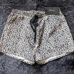 Leopard Print Shorts NWT medium